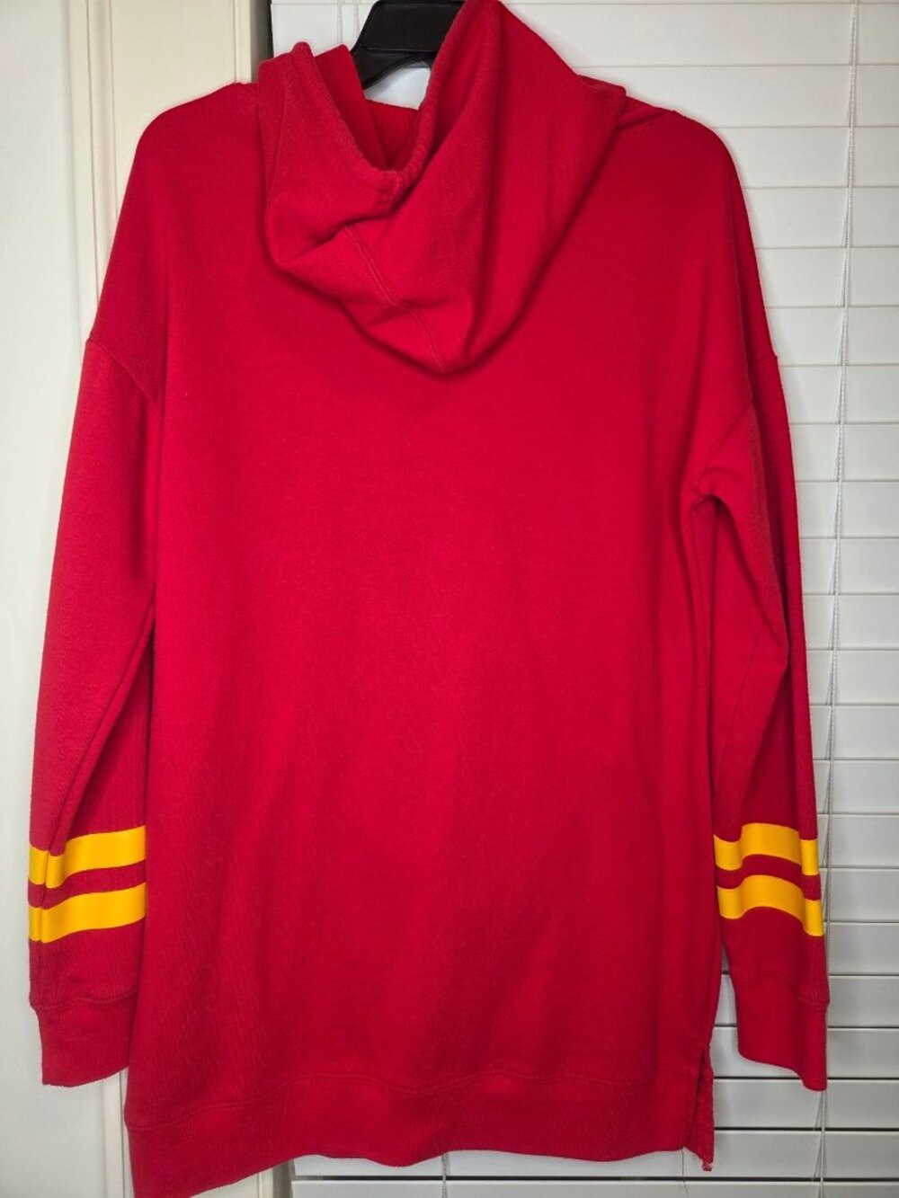 Womens Kansas City Chiefs Tunic Hoodie Sweatshirt XL NFL Team Apparel Graphic - Picture 8 of 9